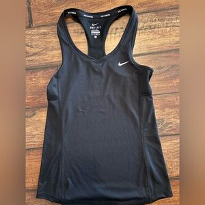 Nike Women's Black Dri-FIT Racerback Tank